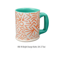 Load image into Gallery viewer, Bright Orange Matte Ceramic Ink Amaco INK-90 34004D