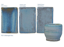 Load image into Gallery viewer, Midnight Run Potter's Choice Flux Cone 5 Glaze (Pint) Amaco PCF-3