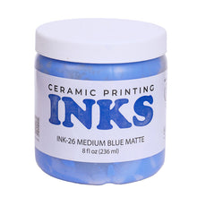 Load image into Gallery viewer, Medium Blue Matte Ceramic Ink Amaco INK-26 34006F