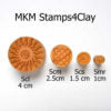 Load image into Gallery viewer, MKM Medium Round Stamp Target Stamp SCM-011
