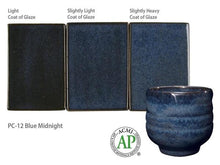 Load image into Gallery viewer, Blue Midnight 35429N Potter's Choice Cone 5 Glaze (Pint) Amaco PC-12
