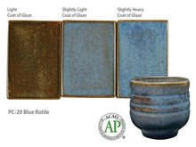 Load image into Gallery viewer, Blue Rutile 35401D Potter's Choice Cone 5 Glaze (Pint) Amaco PC-20