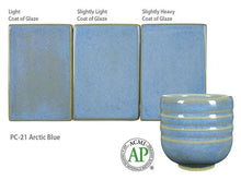 Load image into Gallery viewer, Arctic Blue 35462F Potter's Choice Cone 5 Glaze (Pint) Amaco PC-21