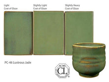 Load image into Gallery viewer, Lustrous Jade Potter's Choice Cone 5 Glaze (Pint) Amaco PC-46